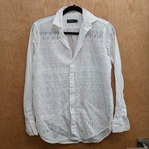 Polo Ralph Lauren broderie anglaise shirt